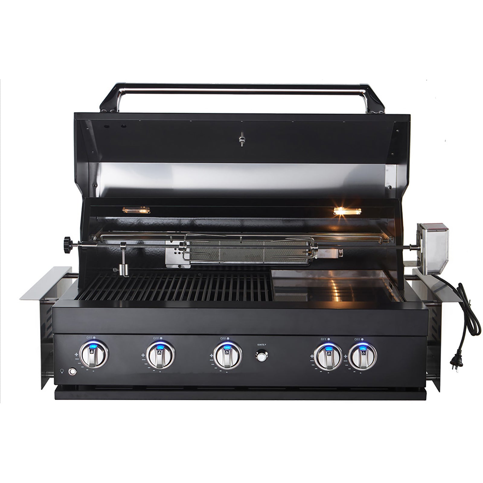 Sirius Built-In 5 Burner Gas BBQ - Black