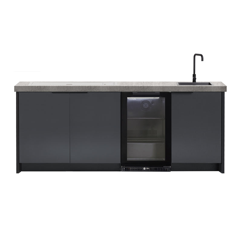 Cabinex Minimal Outdoor Kitchen with Gasmate Soho BBQ with Flat Lid