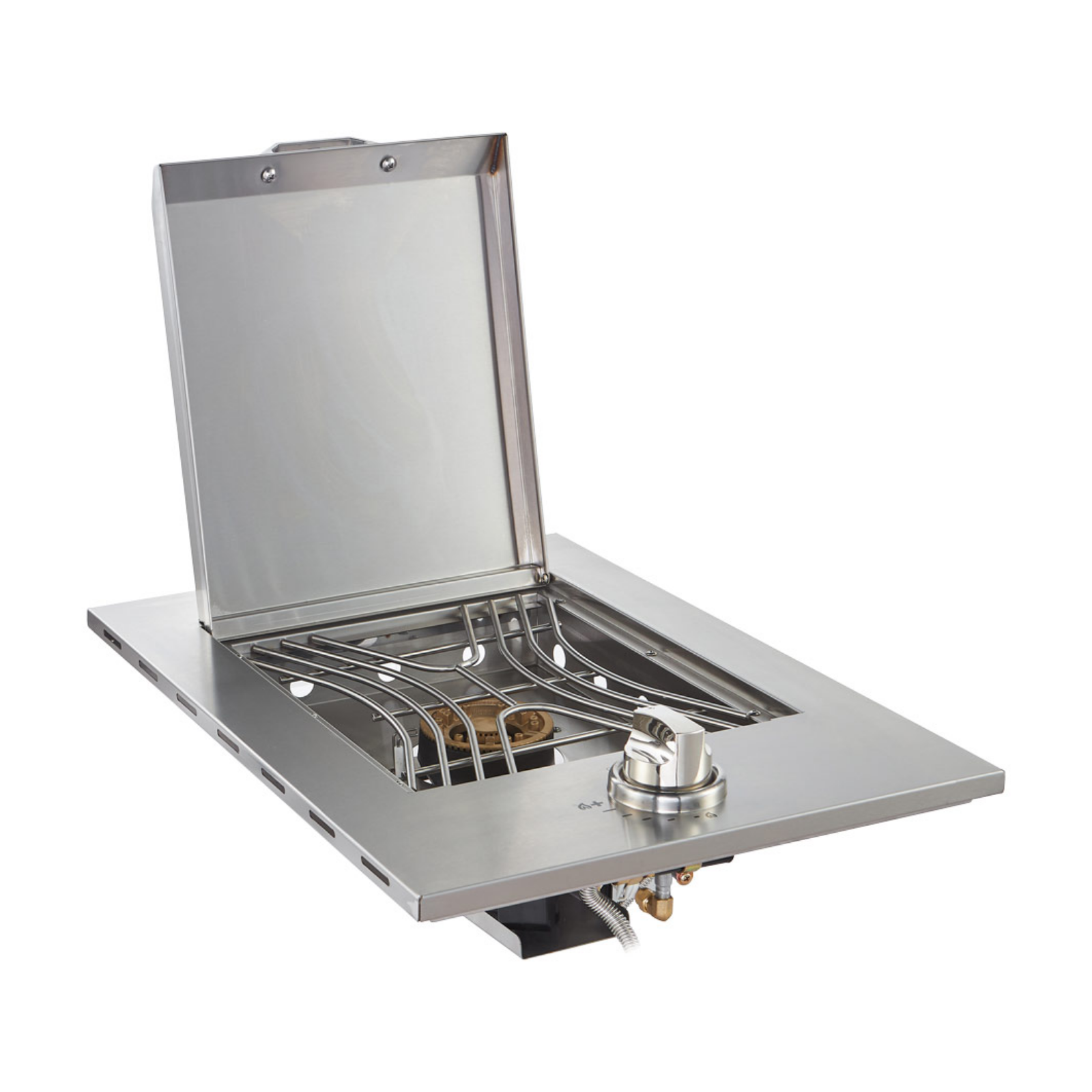 Smart Drop-In Side Burner Gas BBQ Cooktop in Stainless Steel