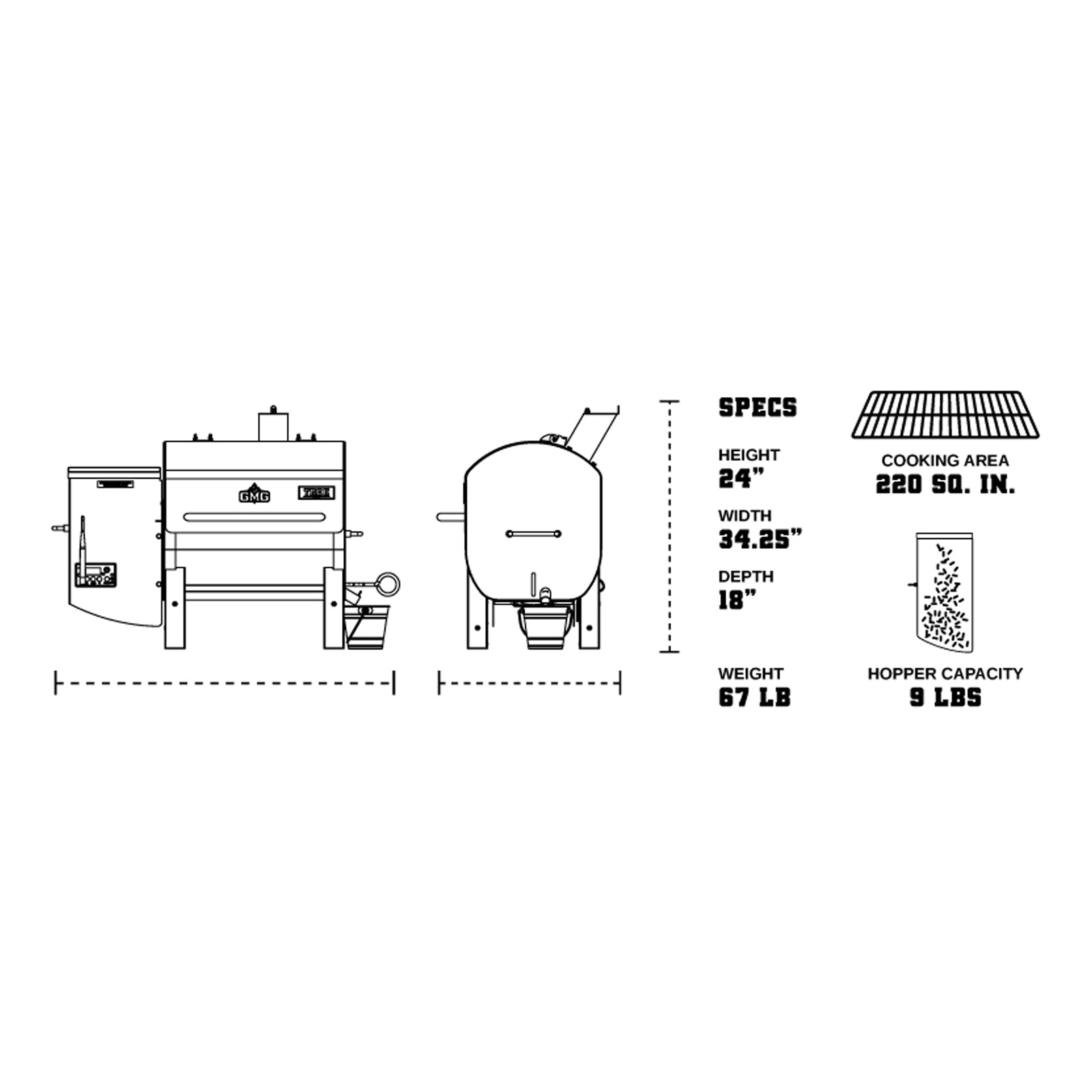 Green Mountain Grills Trek Prime™ 2.0 WiFi Grill