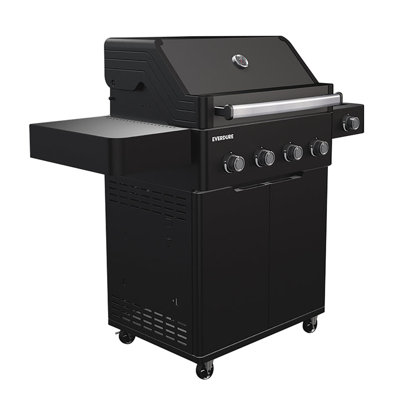 Everdure Hayman 4 Burner Trolley BBQ - Black