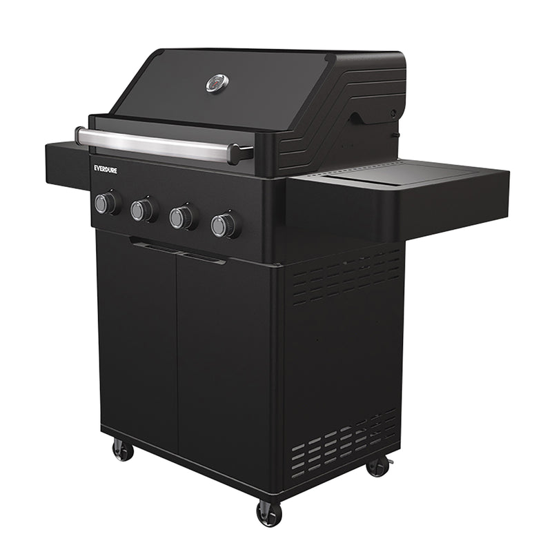 Everdure Hayman 4 Burner Trolley BBQ - Black