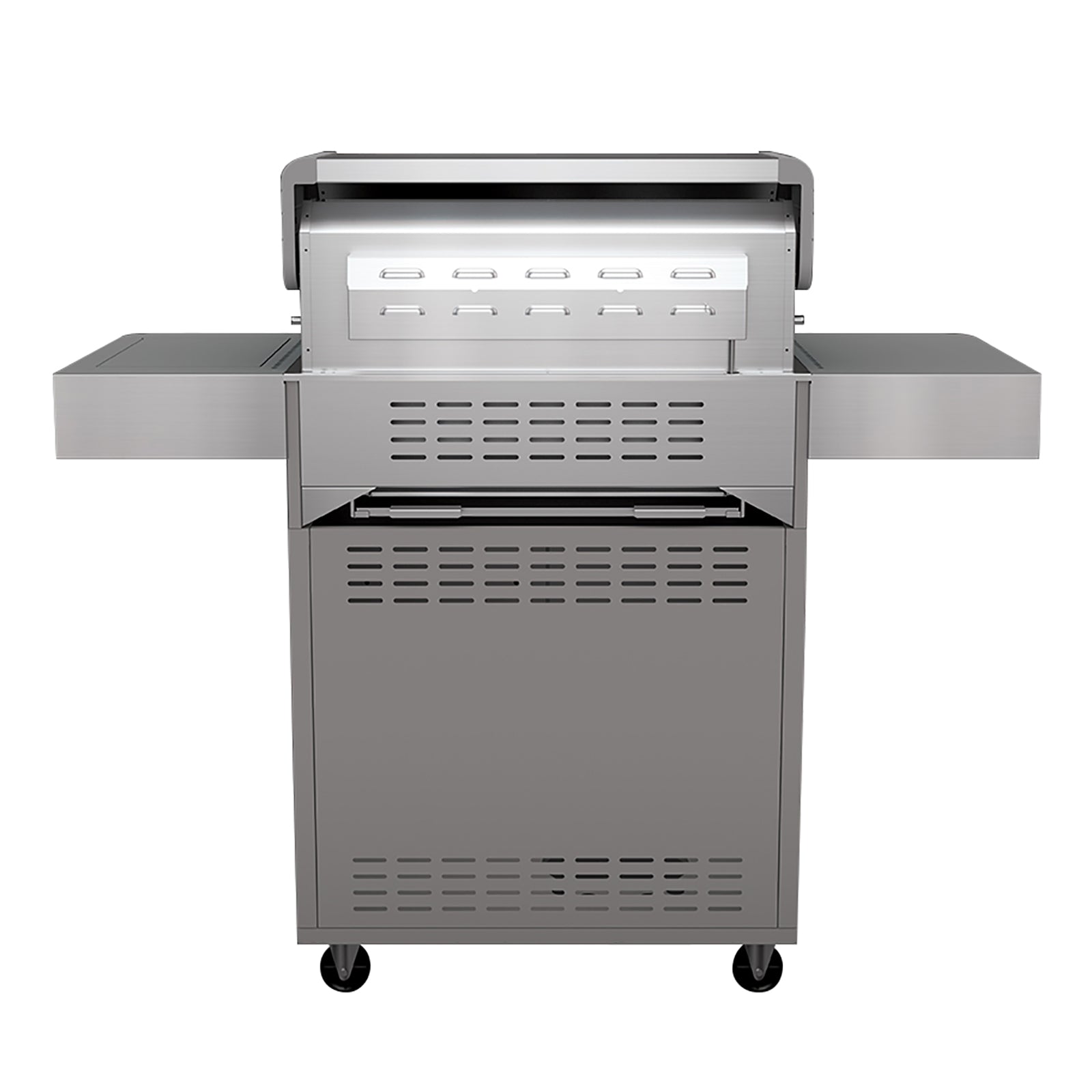 Everdure Hayman 4 Burner Trolley BBQ - Stainless Steel