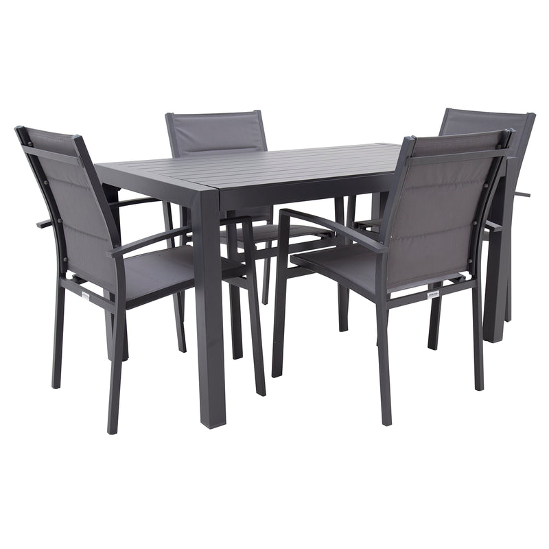Excalibur Valencia 5 piece Dining Setting with Valencia Chairs
