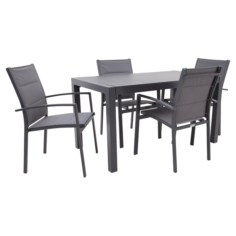 Excalibur Valencia 5 piece Dining Setting with Valencia Chairs