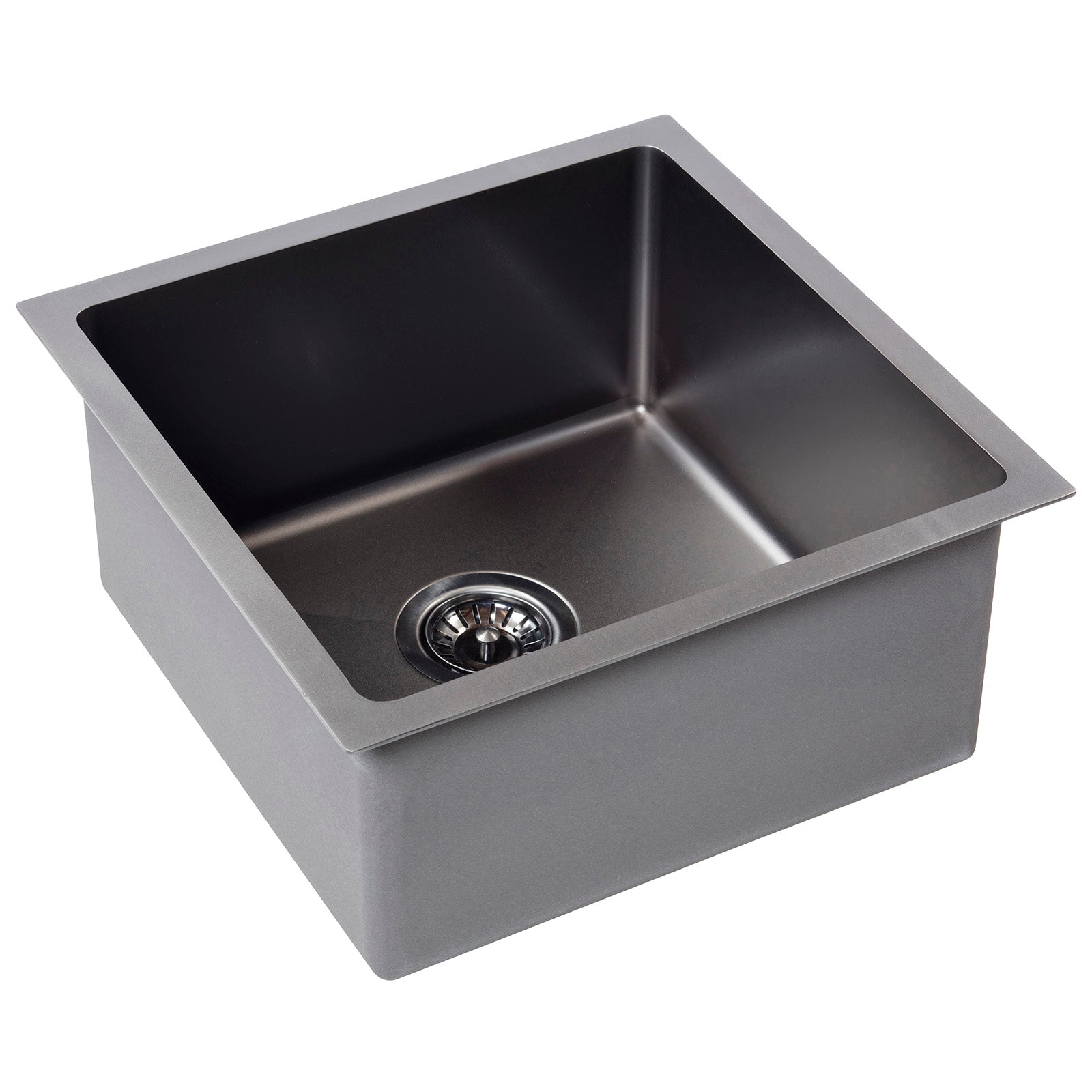 Square Gunmetal Alfresco Sink - 450x450x220mm