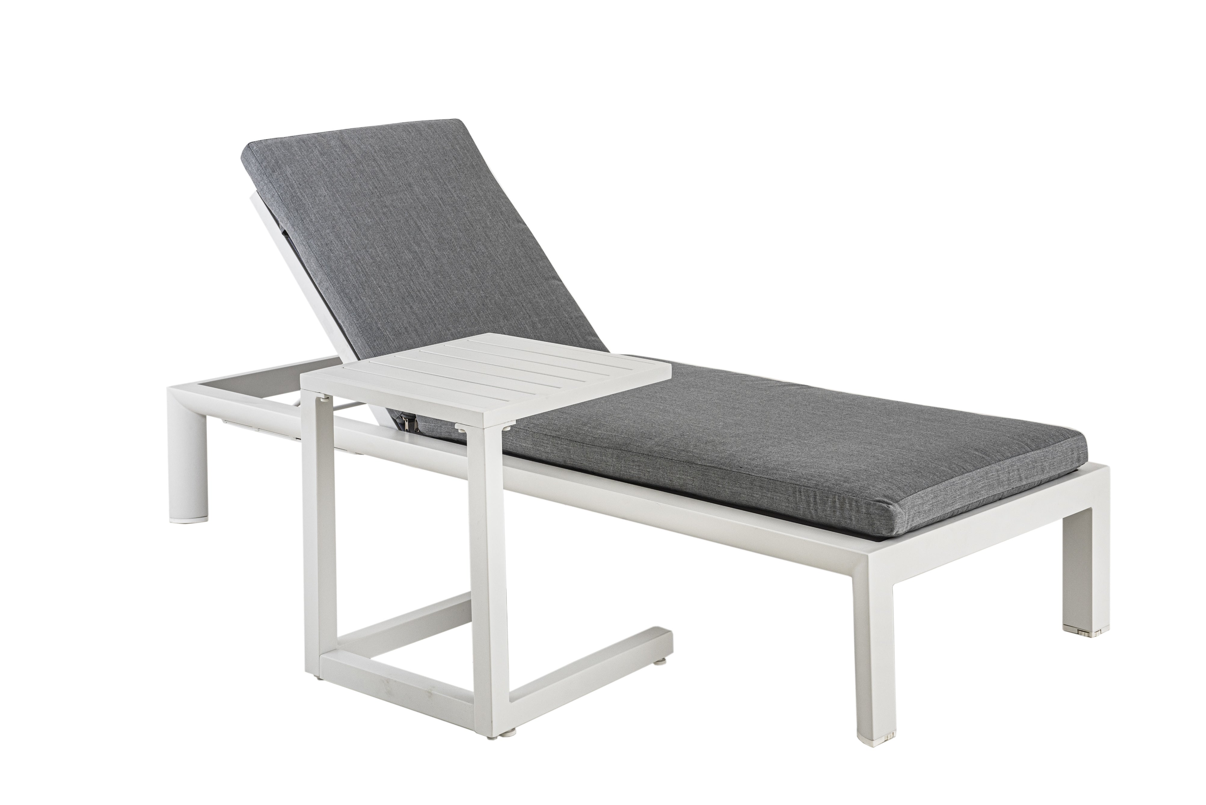 Evoke Sunlounge with Cushion and C'Side Table