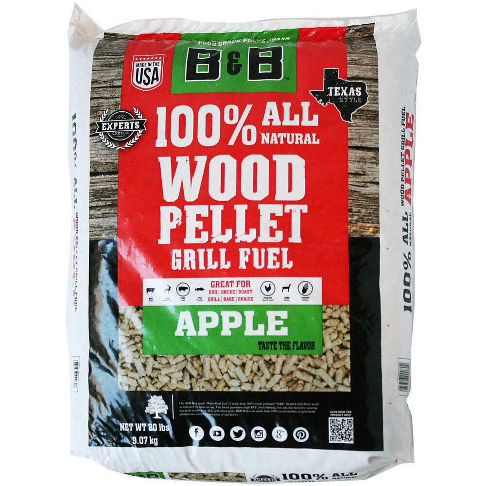 20 Lb B&B Apple Pellet Grill Fuel