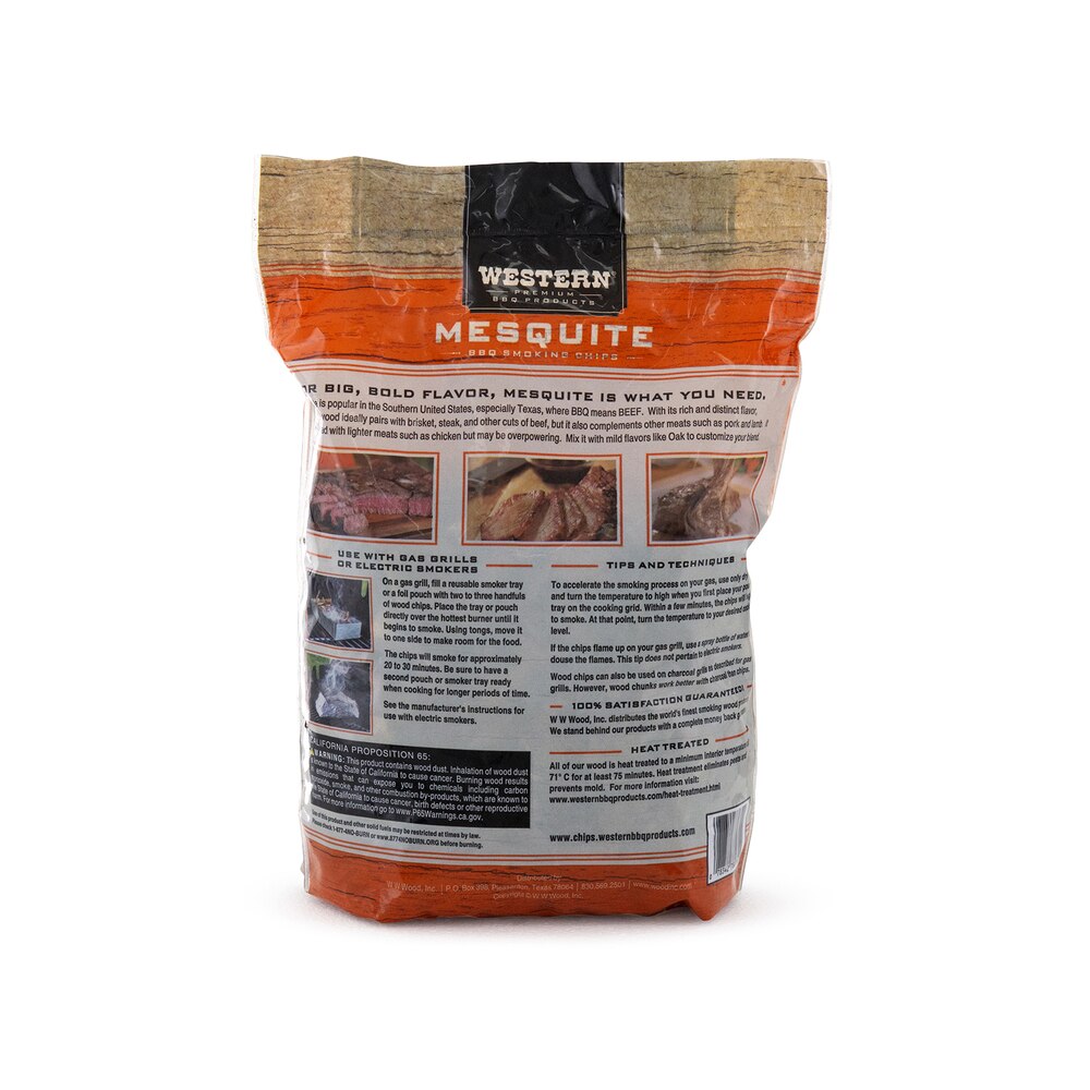 Western BBQ Mesquite Wood Chips 750g