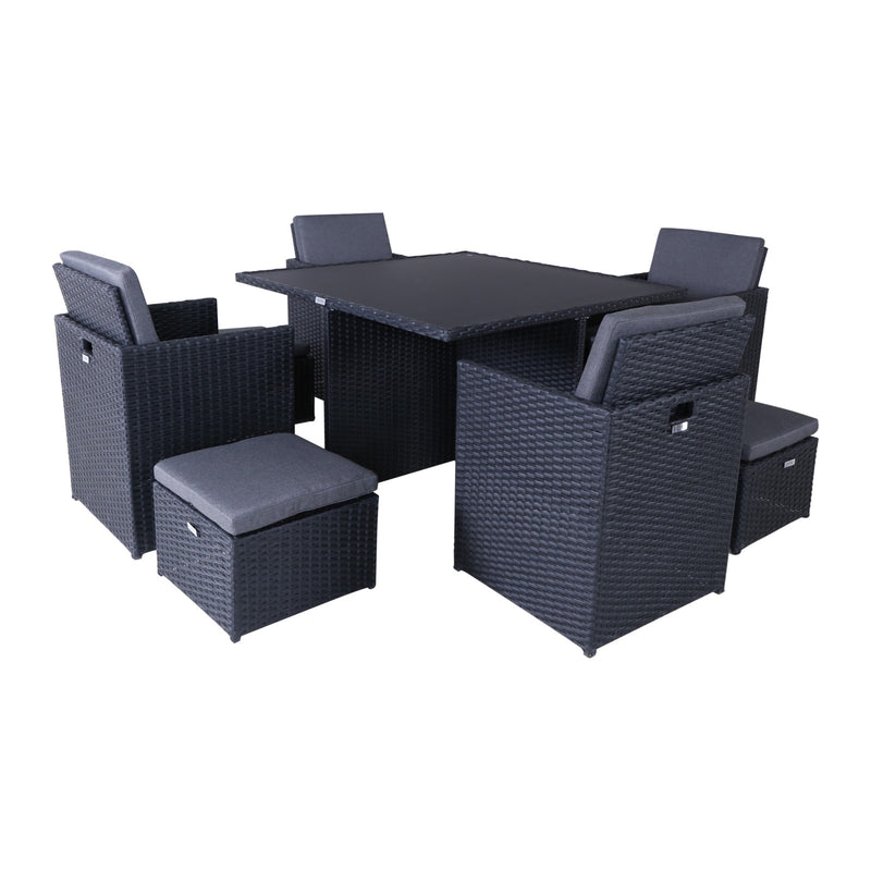 Excalibur Seaside 9 Piece Dining Setting