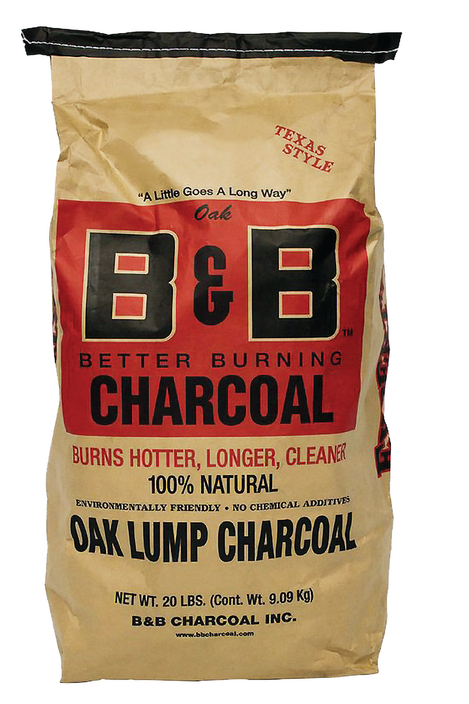 20 LBS B&B Oak Lump Charcoal