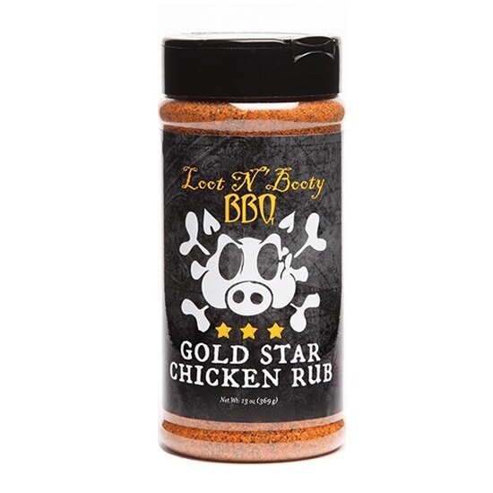 Loot N' Booty Gold Star Chicken Rub