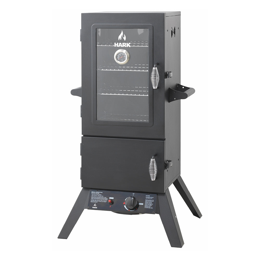 Hark 2 Door Gas Smoker (Glass  Door)