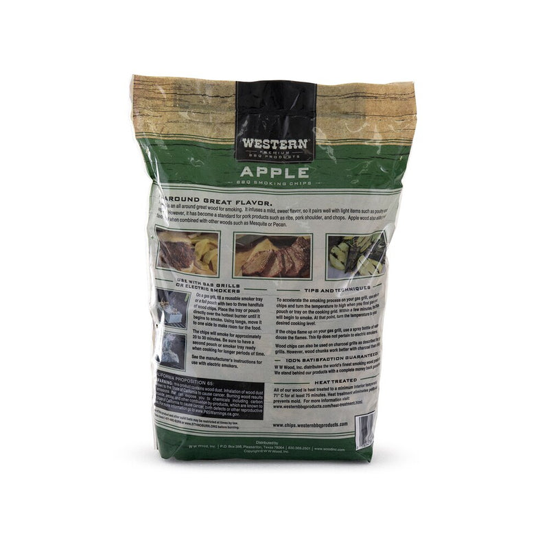 Western BBQ Apple Wood Chips 750g