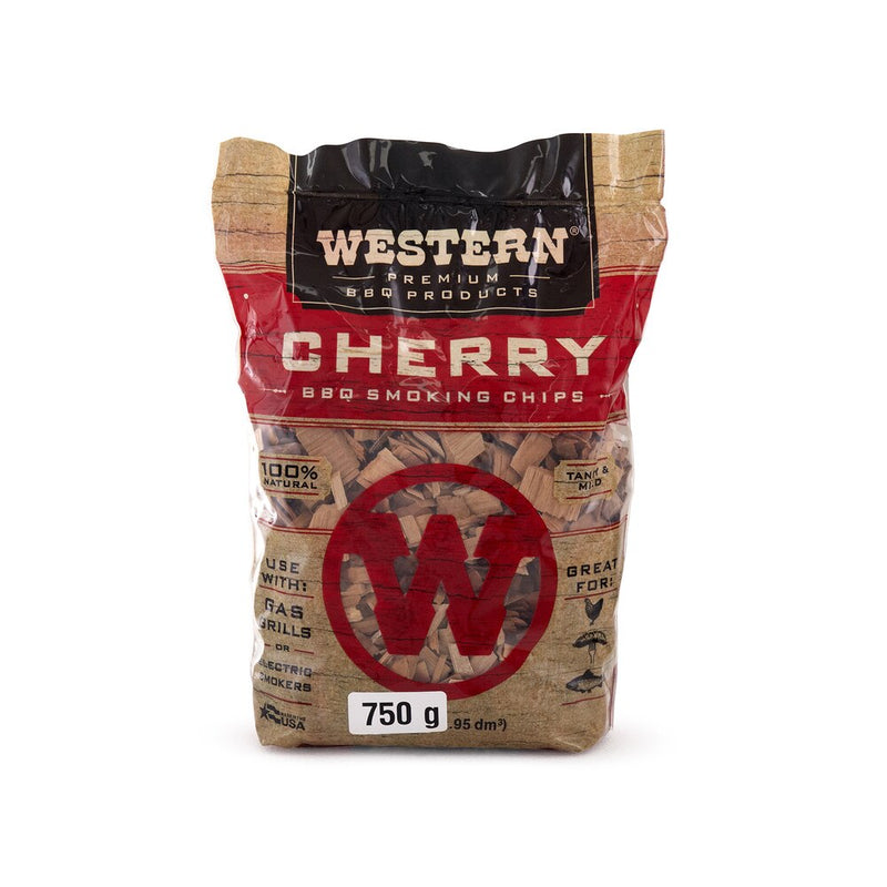 Western BBQ Cherry Wood Chips 750g