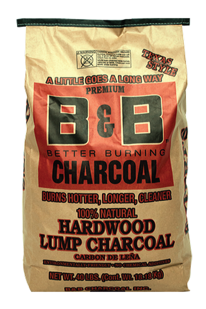 40 LBS B&B Hardwood Lump Charcoal