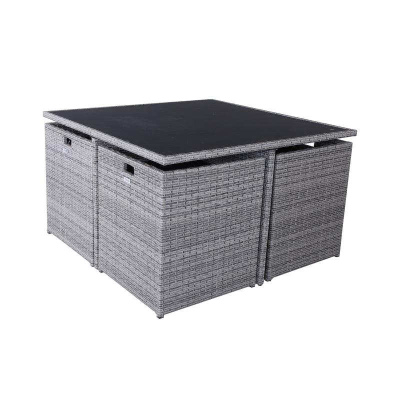 Excalibur Seaside 9 Piece Dining Setting