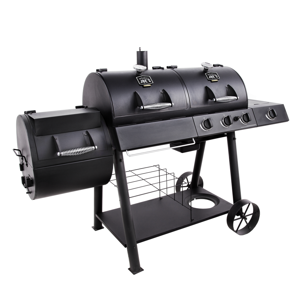 Oklahoma Joe's Longhorn Combo Charcoal/Gas Smoker & Grill