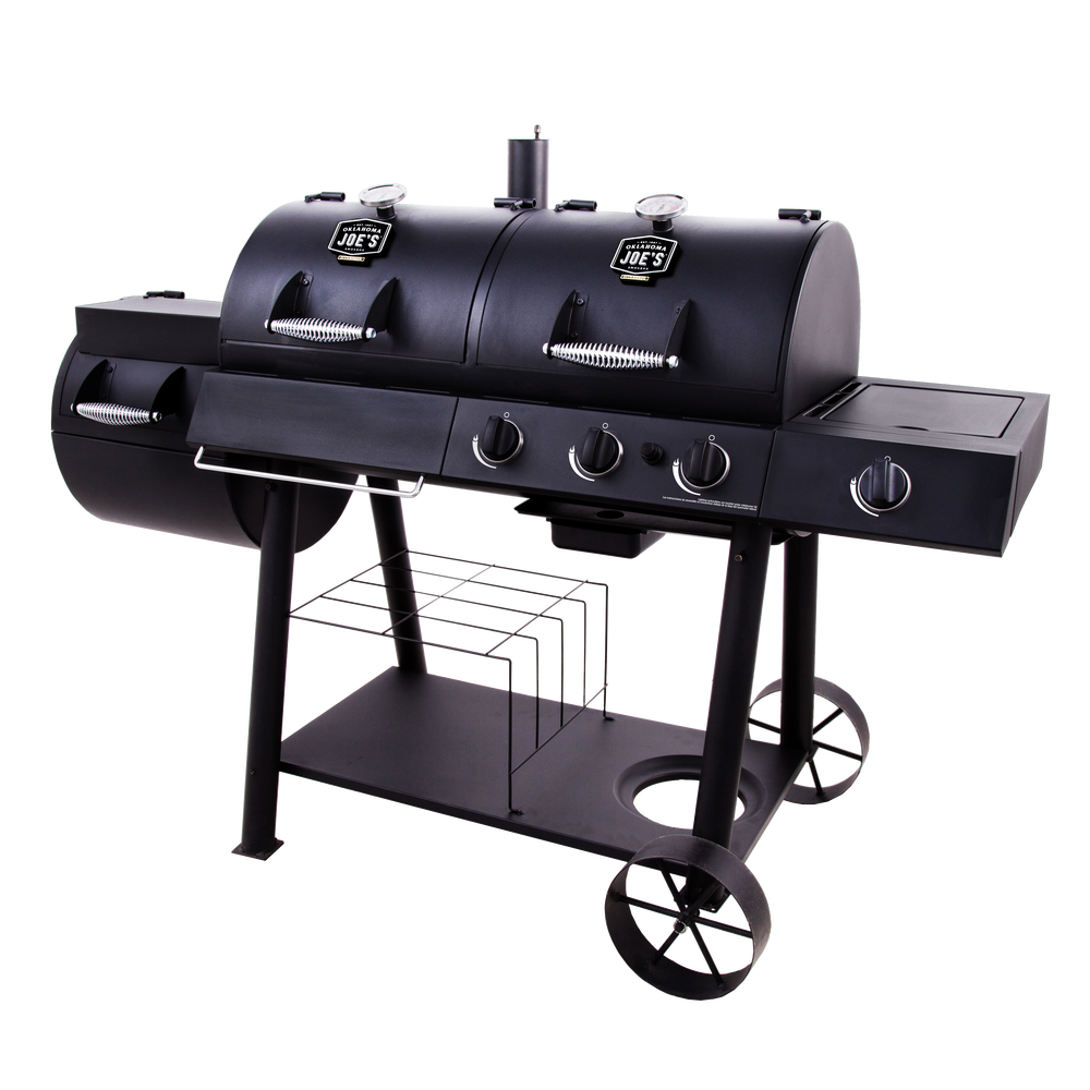 Oklahoma Joe's Longhorn Combo Charcoal/Gas Smoker & Grill