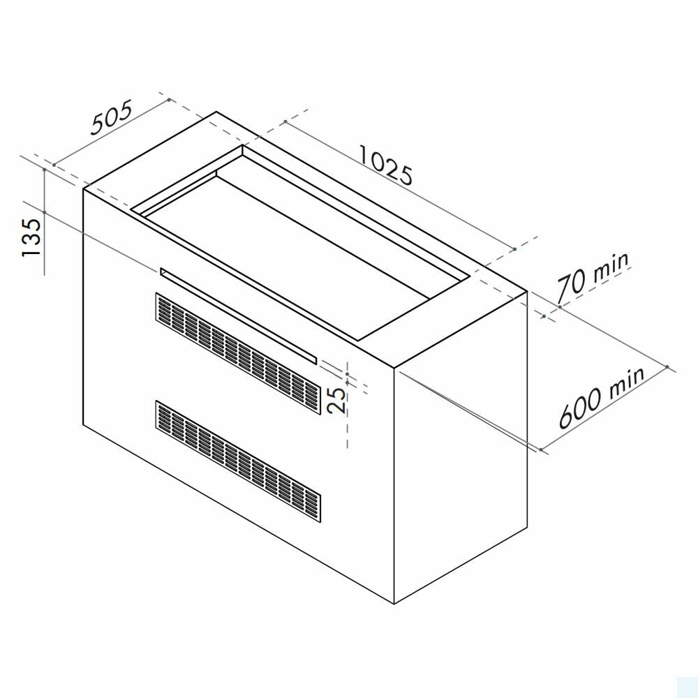 Artusi Gloss Black 4 Burner Built-in BBQ with Flat Lid