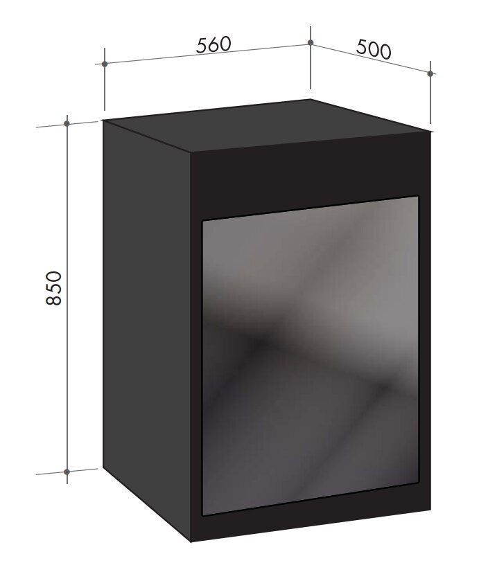 Artusi Premium Single-Door Outdoor Bar Fridge