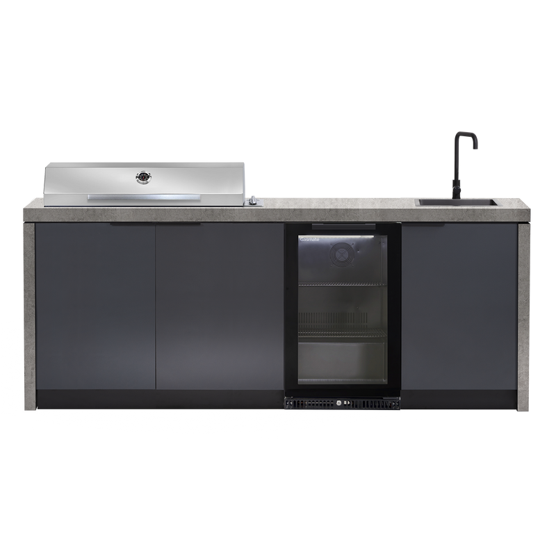 Cabinex Minimal Outdoor Kitchen with Stainless Steel Artusi BBQ