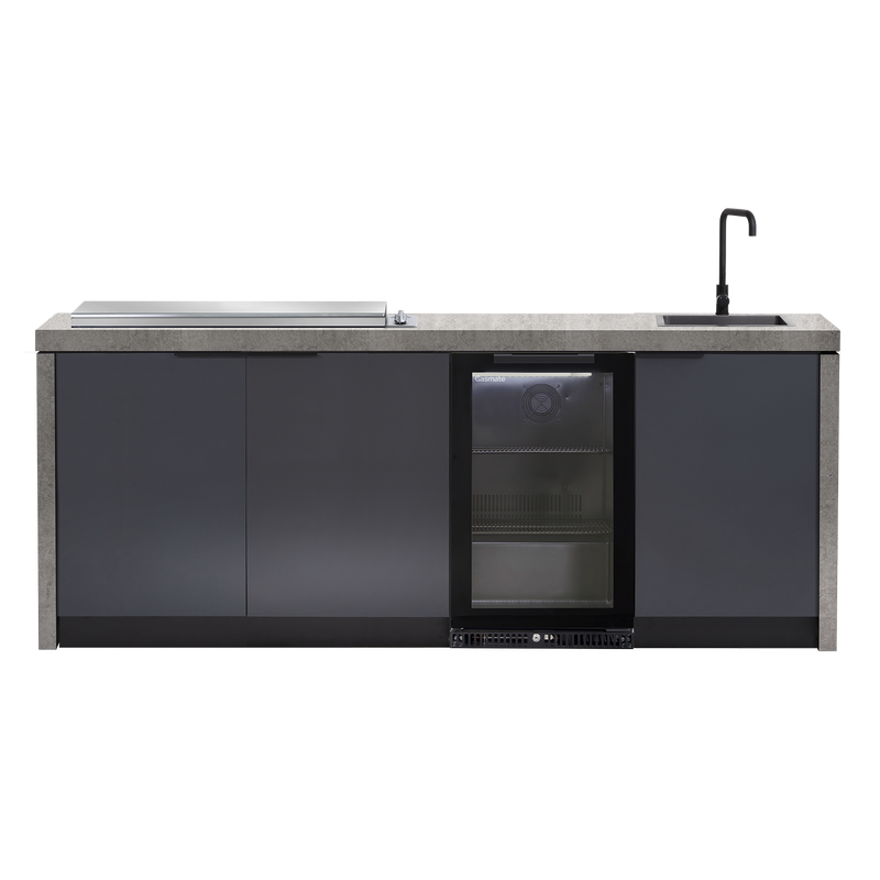 Cabinex Minimal Outdoor Kitchen with Stainless Steel Artusi BBQ