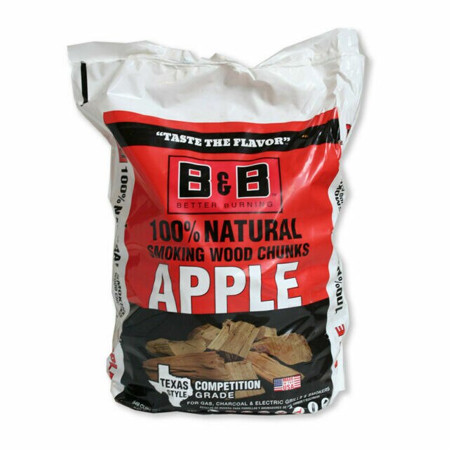 B&B Apple Smoking Wood Chunks 549cu.in/3.1kg