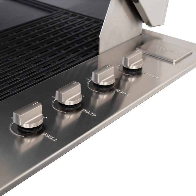 Artusi 4 Burner Built-in Barbeque with 316 Stainless Steel Roasting Hood