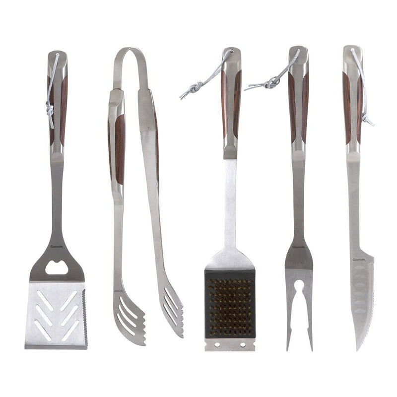 Gasmate Deluxe 5 Piece BBQ Tool Kit