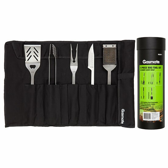 Gasmate Deluxe 5 Piece BBQ Tool Kit