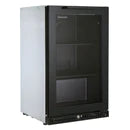 Bundle Artusi Matte Black Flat Lid With Drop In Wok Burner & Gasmate Premium 1 Door Bar fridge (97L)