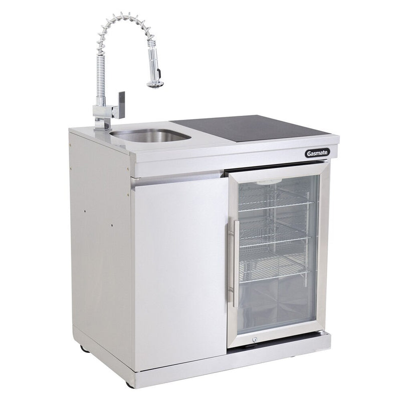 Gasmate Professional Sink & Glass Door Fridge Module