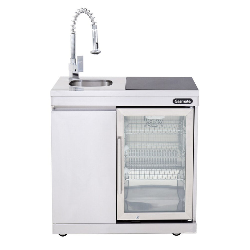 Gasmate Professional Sink & Glass Door Fridge Module
