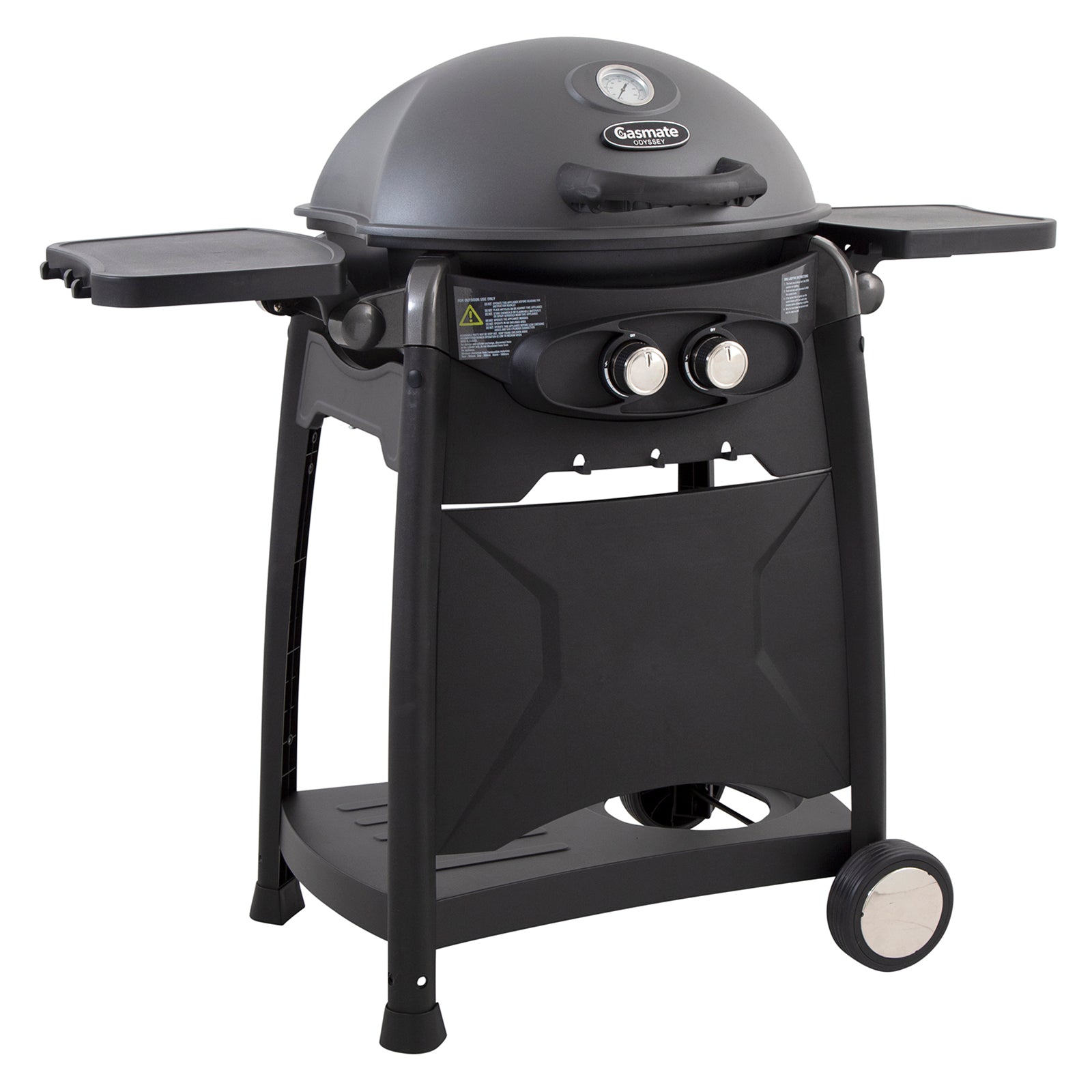 Gasmate Odyssey 2-Burner BBQ with Trolley