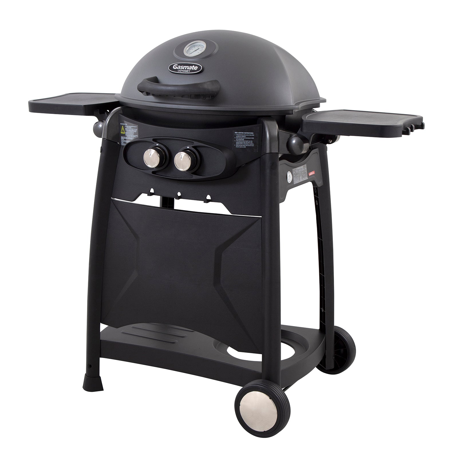 Gasmate Odyssey 2-Burner BBQ with Trolley