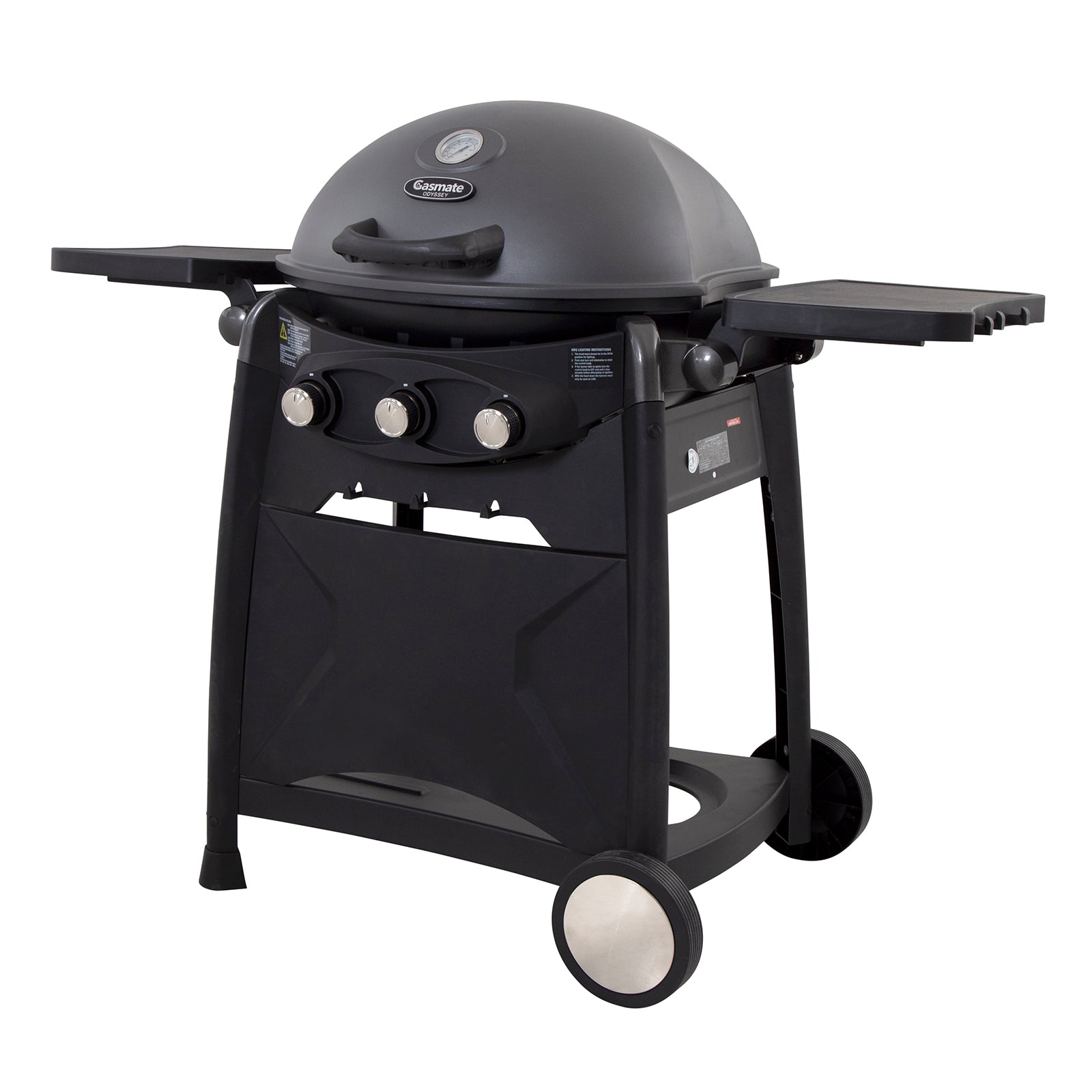 Gasmate Odyssey 3-Burner BBQ with Trolley