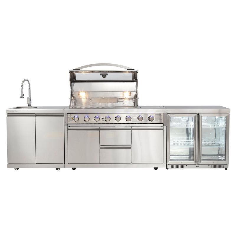 Gasmate Platinum III 6-Burner BBQ Kitchen 1