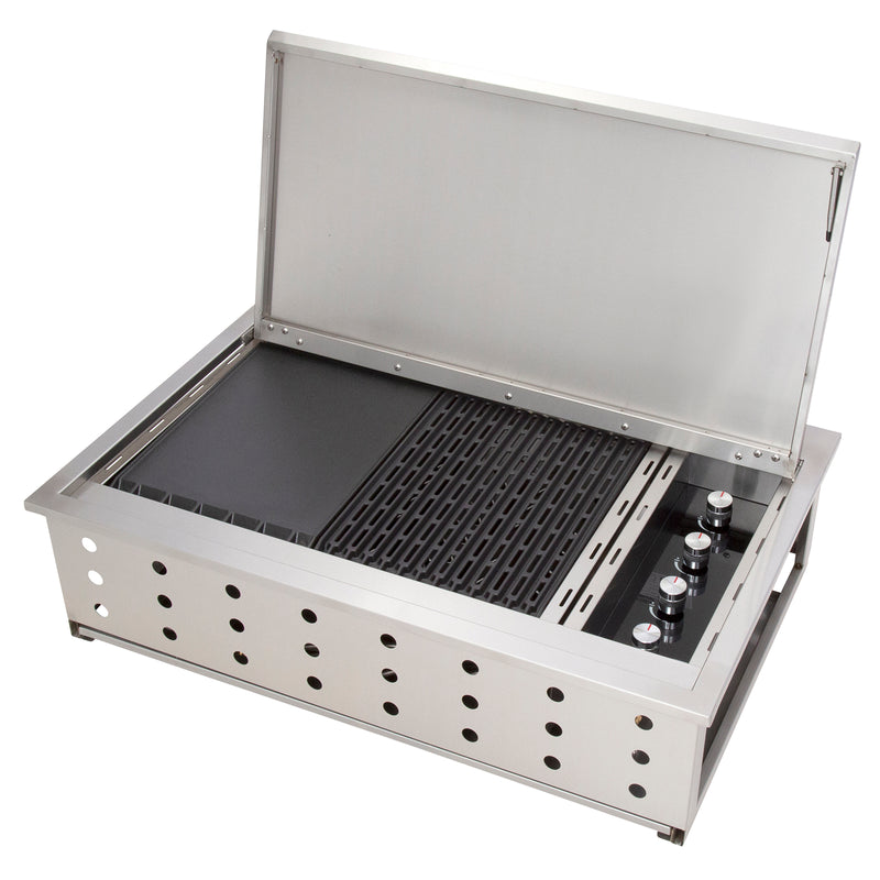 Gasmate Orion 4-Burner Flush Mount Drop-In BBQ