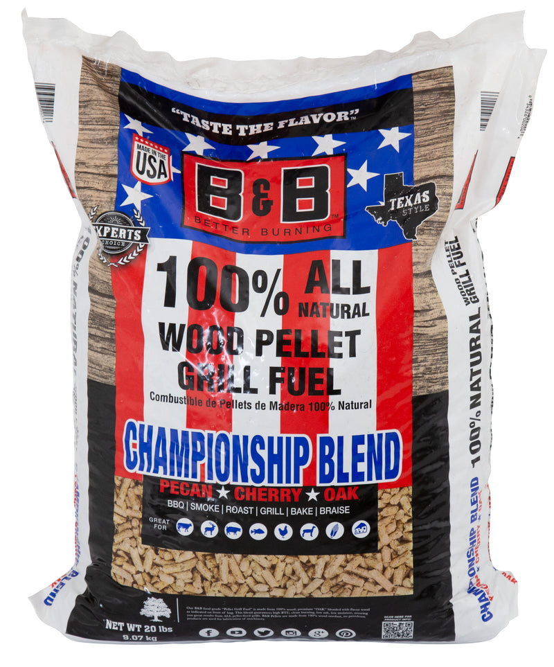 B&B Championship Blend Pellet Grill Fuel
