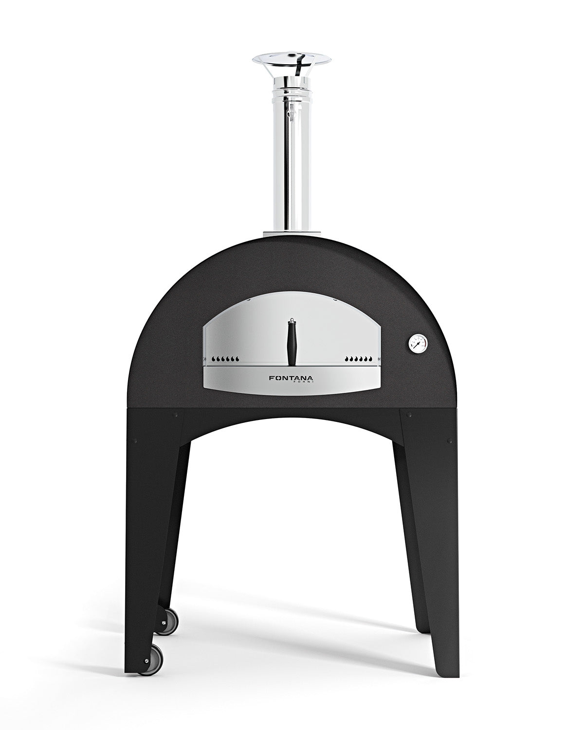 Fontana Capri Wood Fire Pizza Oven With Trolley