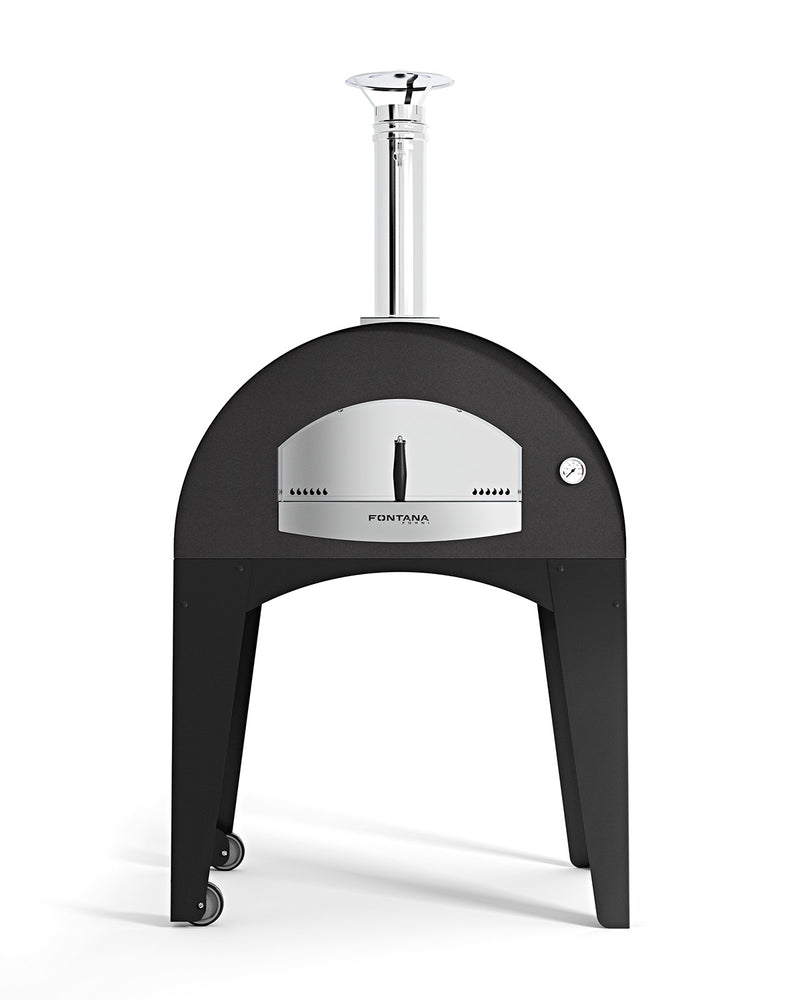 Fontana Capri Wood Fire Pizza Oven With Trolley
