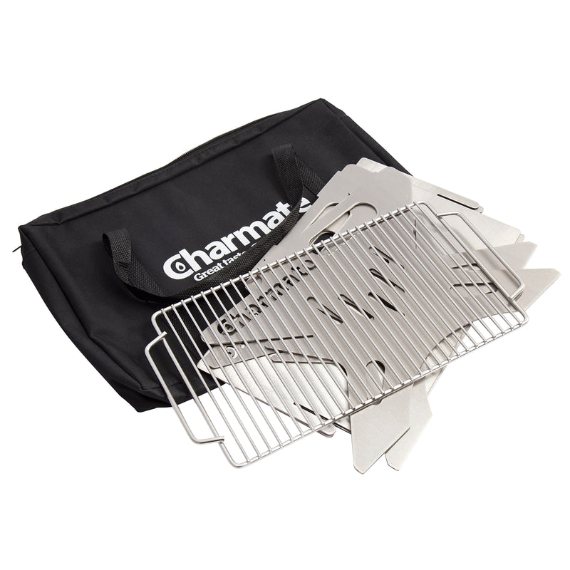 Charmate Collapsible BBQ & Firepit - 390mm