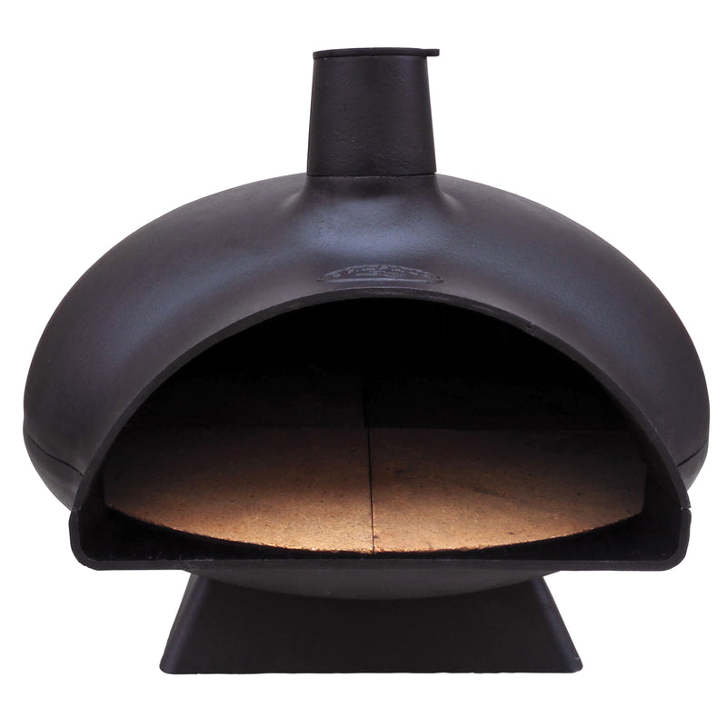 Chapala Black Cast Iron Woodfire Pizza Oven