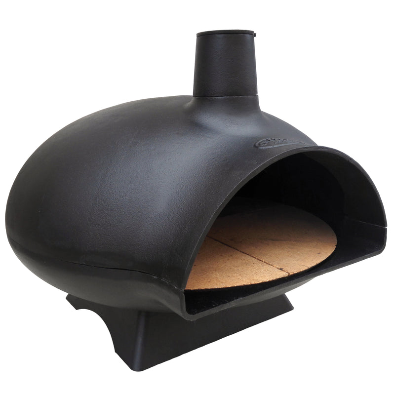 Chapala Black Cast Iron Woodfire Pizza Oven