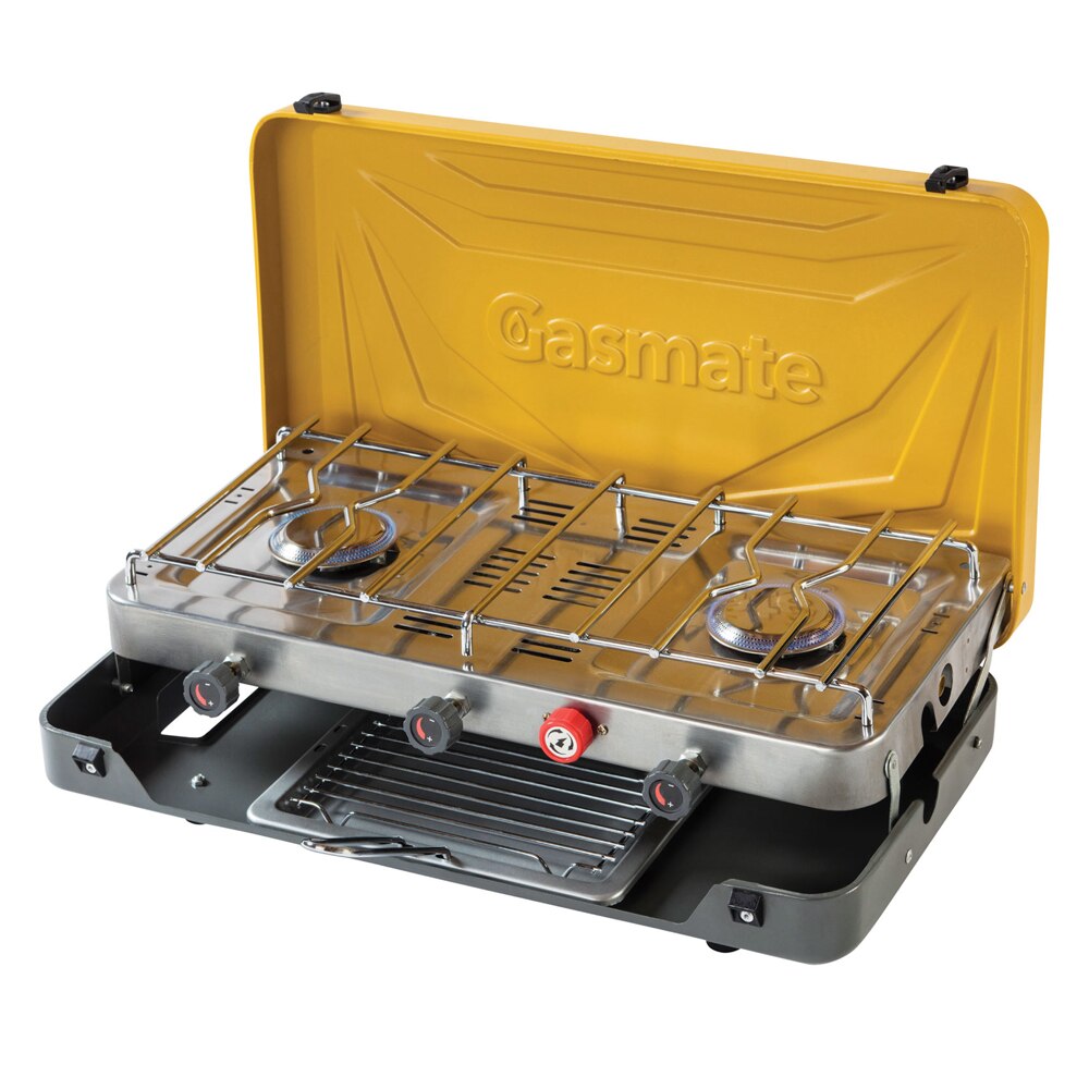 Gasmate 2 Burner Stove With Grill