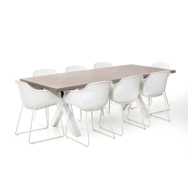 Excalibur Chelsea Dining Setting with Chairs