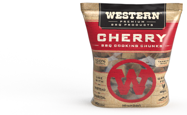 Western BBQ Cherry Wood Chunks 3.1kg