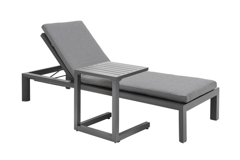 Evoke Sunlounge with Cushion and C'Side Table