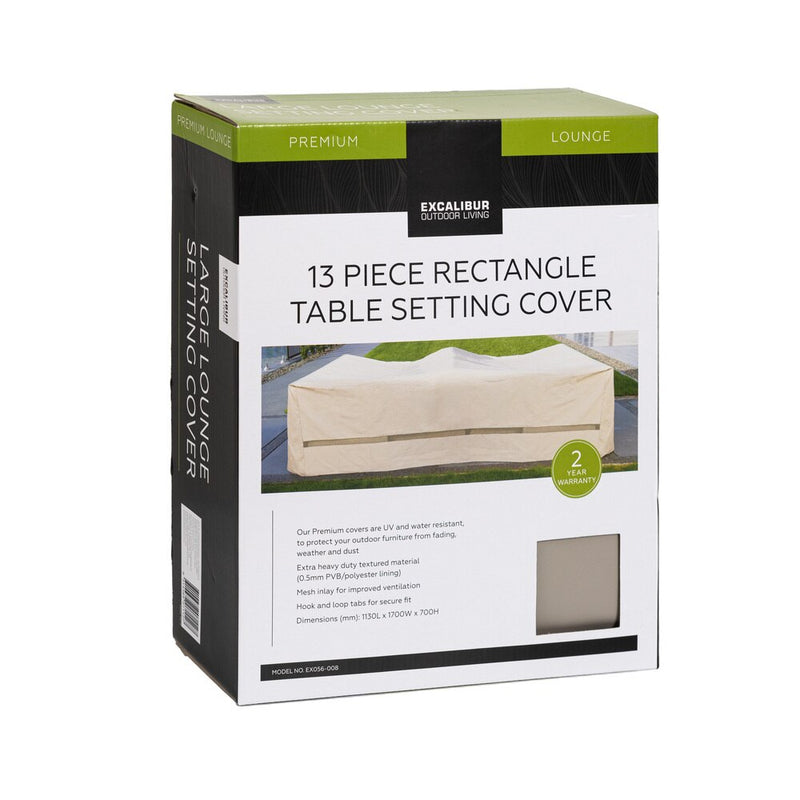 Excalibur Outdoor Living 13 Piece Rectangle Cover